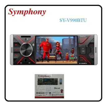 Symphony Sy-V990Btu Car Screen Dvd Player - 4.4 Inch