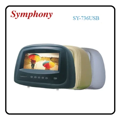 Symphony 7 inch Headrest Monitor with USB - Symphony
