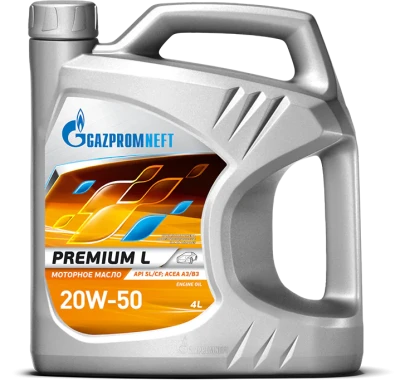 GAZPROMNEFT PREMIUM L 20W-50 4L - Gazpromneft