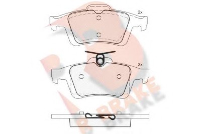 Rear Brake Pads Ford Focus Ii 2007 - R Brake